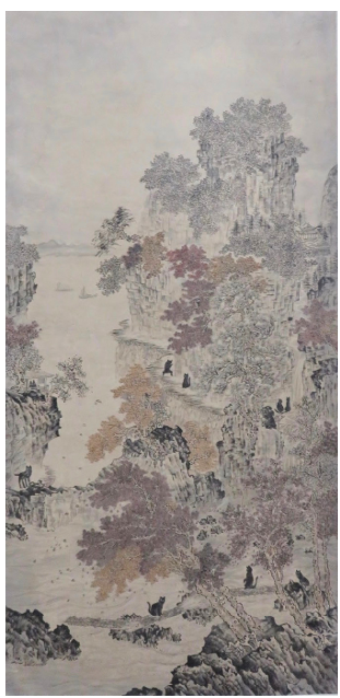 蜀山棧道圖