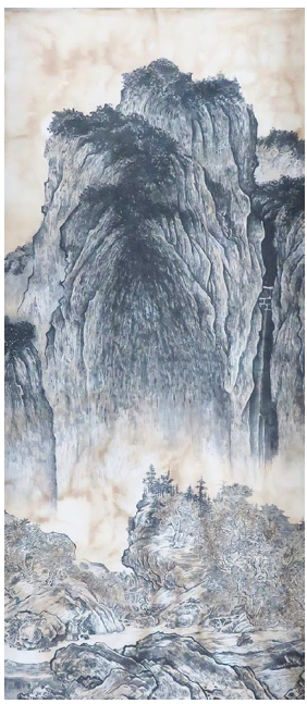  谿山行旅圖臨摹