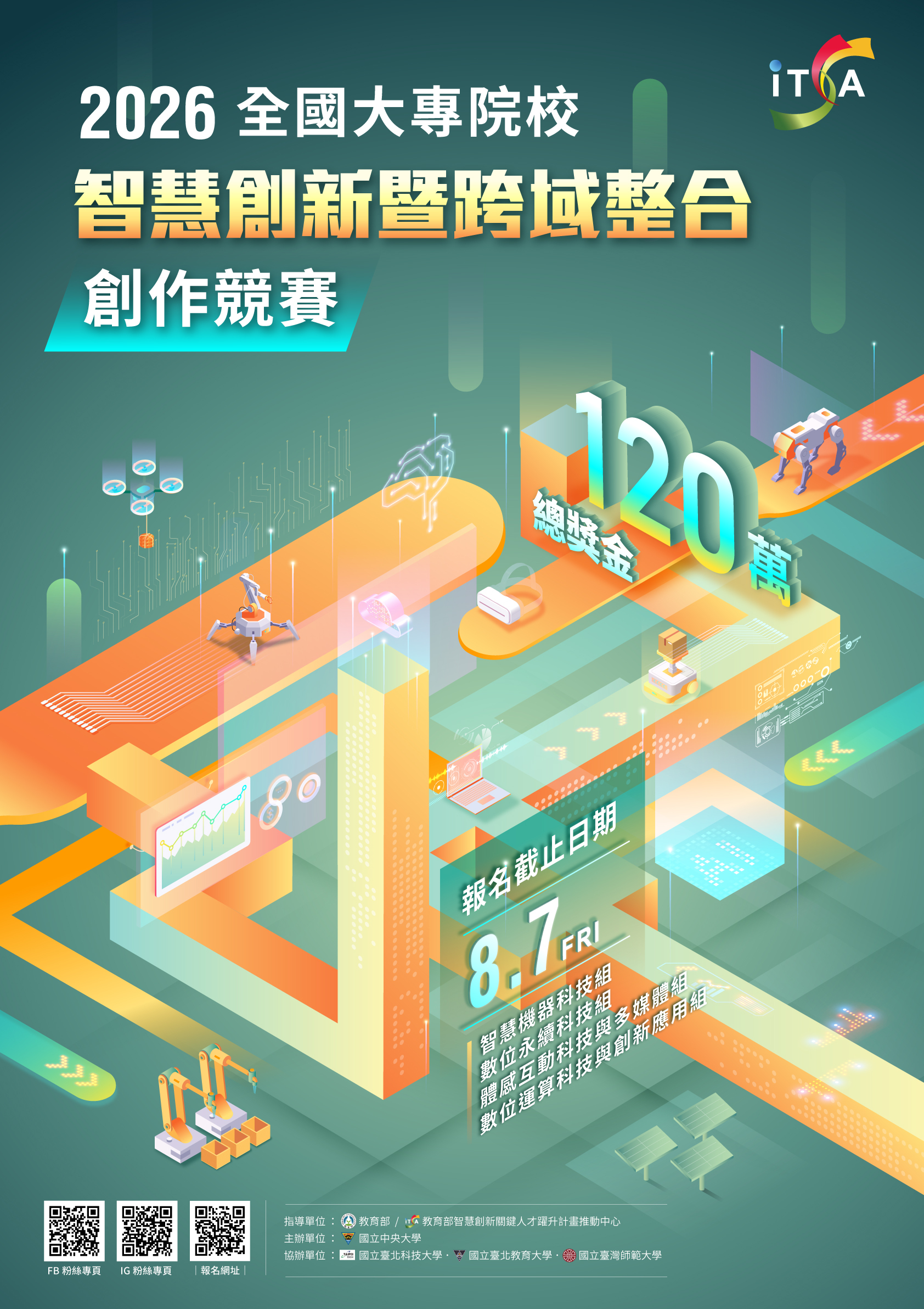 2026全國大專校院智慧創新暨跨域整合創作競賽