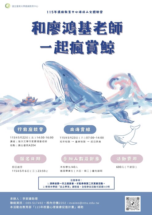 跟著廖鴻基老師一起瘋賞鯨圖片